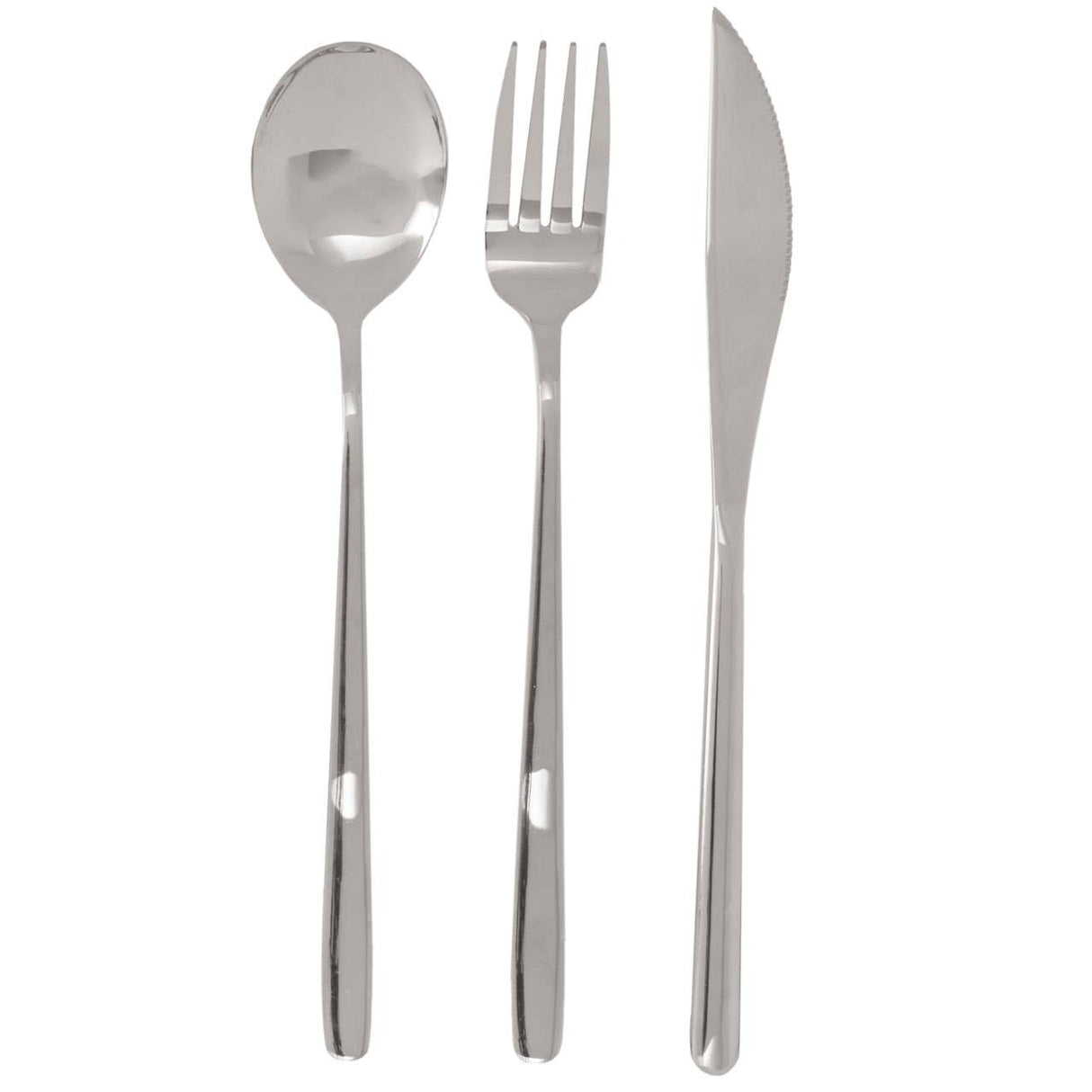 Mimo 6 Pc Silver Finish Cutlery Set With Box