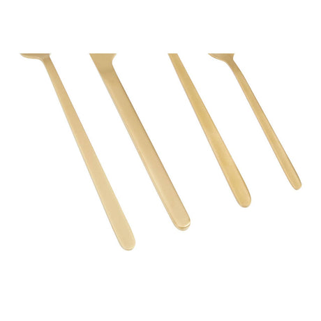 Avie 16Pc Gold Finish Cutlery Set