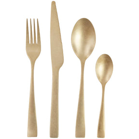 Avie 16Pc Cutlery Set With Straight Handles