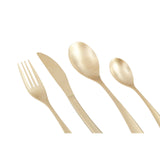 Avie 16Pc Cutlery Set With Curved Handles