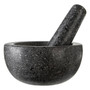 Norse Speckled Charcoal Granite Tall Mortar and Pestle