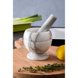 White Marble Small Mortar And Pester