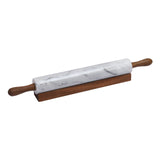 White Marble Rolling Pin