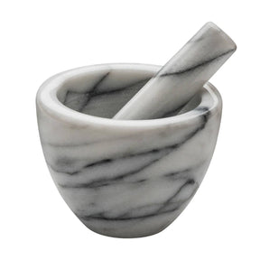 White Marble Mortar And Pestle