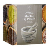 White Marble Mortar And Pestle