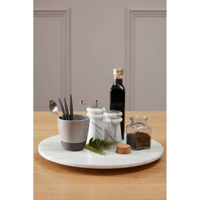 White Marble S&P Set - 10.2Cm