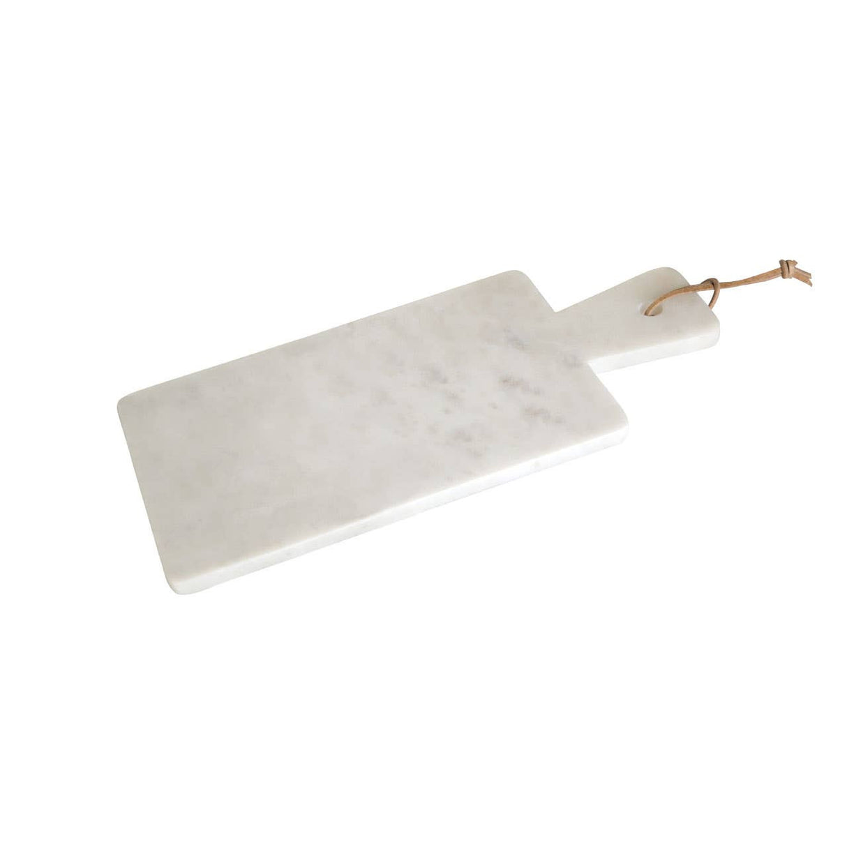 Kindia Off White Marble Rectangular Paddle Board with Tapered Handle