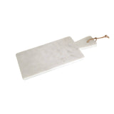 Kindia Off White Marble Rectangular Paddle Board with Tapered Handle