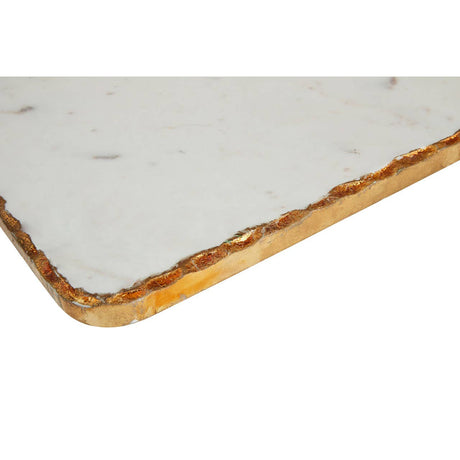 White Marble / Gold Foil Paddle Board