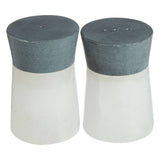 White / Grey Finish Salt And Pepper Set