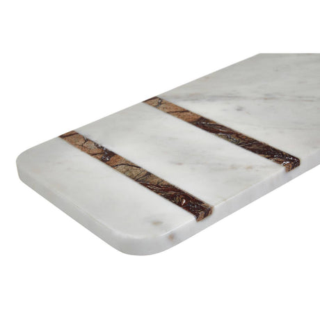 White / Brown Forest Marble Paddle Board