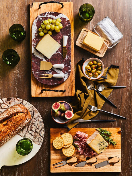 White / Brown Marble Round Paddle Board