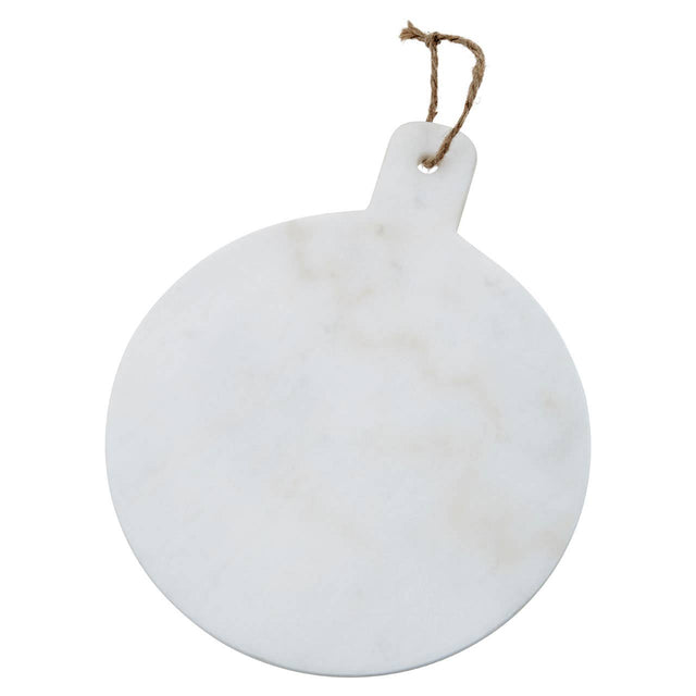 Round Marble Paddle Chopping Board