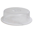 White Marble Cheese Board With Domed Lid