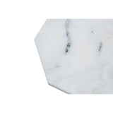 White Finish Octagonal Marble Trivet