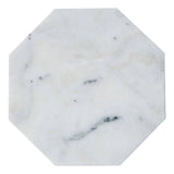 White Finish Octagonal Marble Trivet