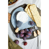 White Fan Shaped Marble Cheese Board