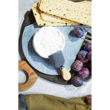 White Fan Shaped Marble Cheese Board