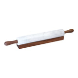 Ziarat Pure White Marble Baking Roller