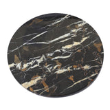 Ziarat Black And Gold Marble Lazy Susan