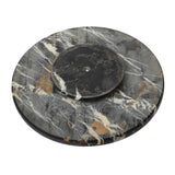 Ziarat Black And Gold Marble Lazy Susan