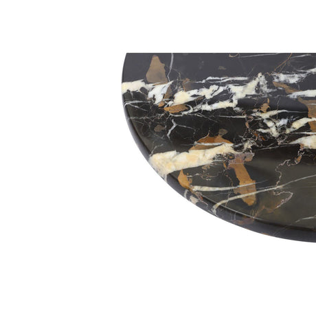 Ziarat Black And Gold Marble Lazy Susan