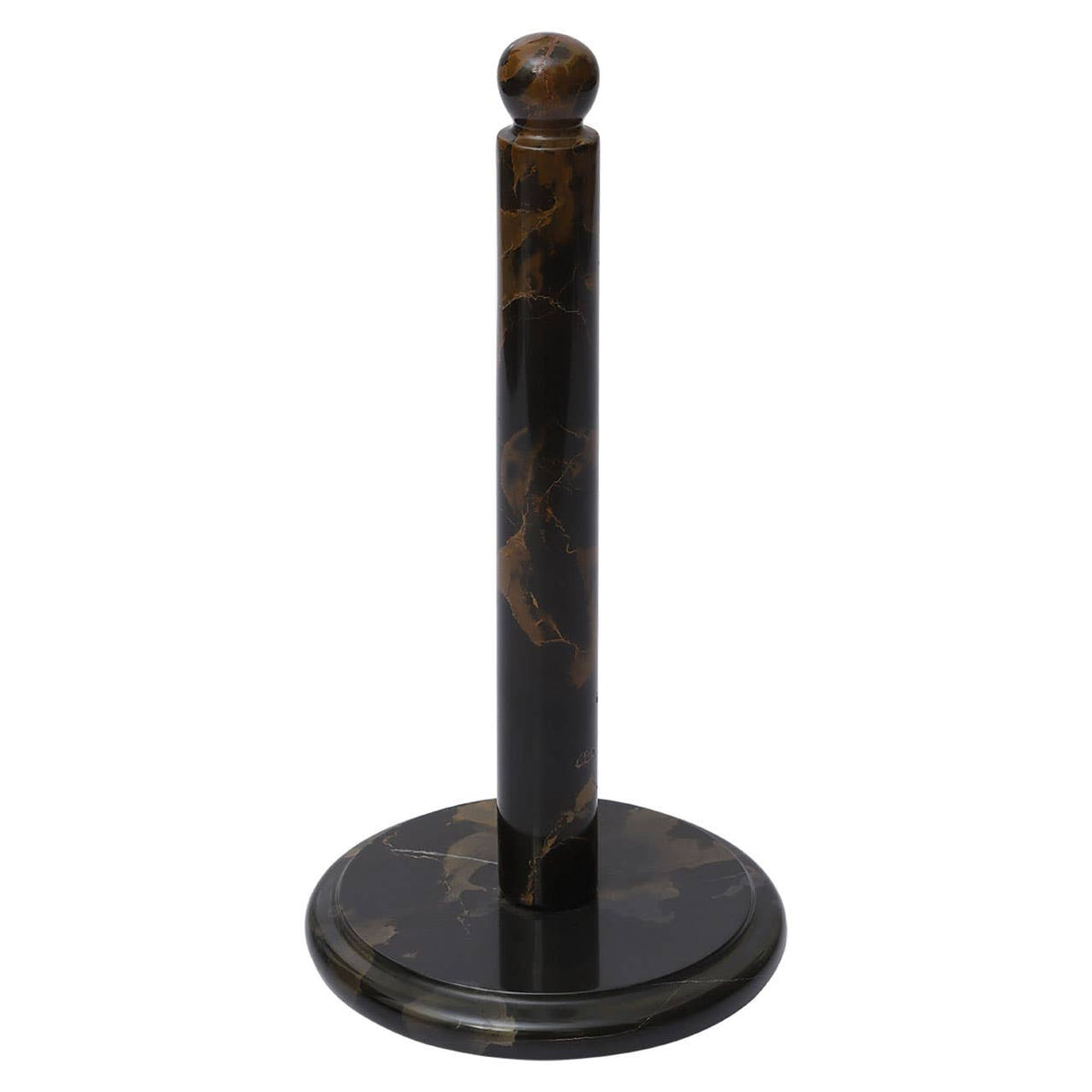 Black And Gold Marble Kitchen Roll Holder