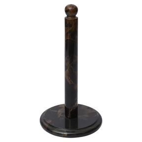 Black And Gold Marble Kitchen Roll Holder