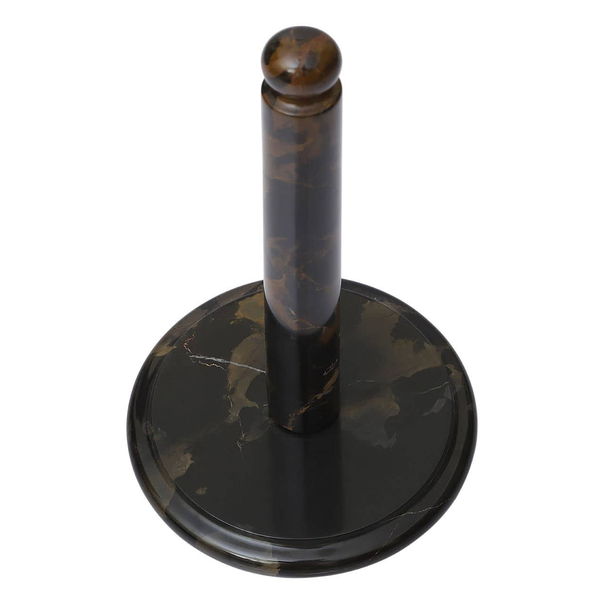 Black And Gold Marble Kitchen Roll Holder