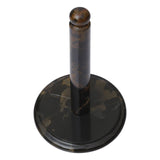 Black And Gold Marble Kitchen Roll Holder