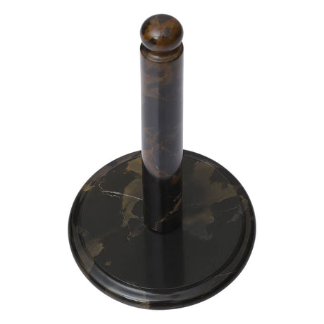 Black And Gold Marble Kitchen Roll Holder