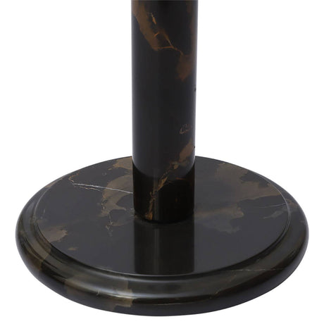 Black And Gold Marble Kitchen Roll Holder