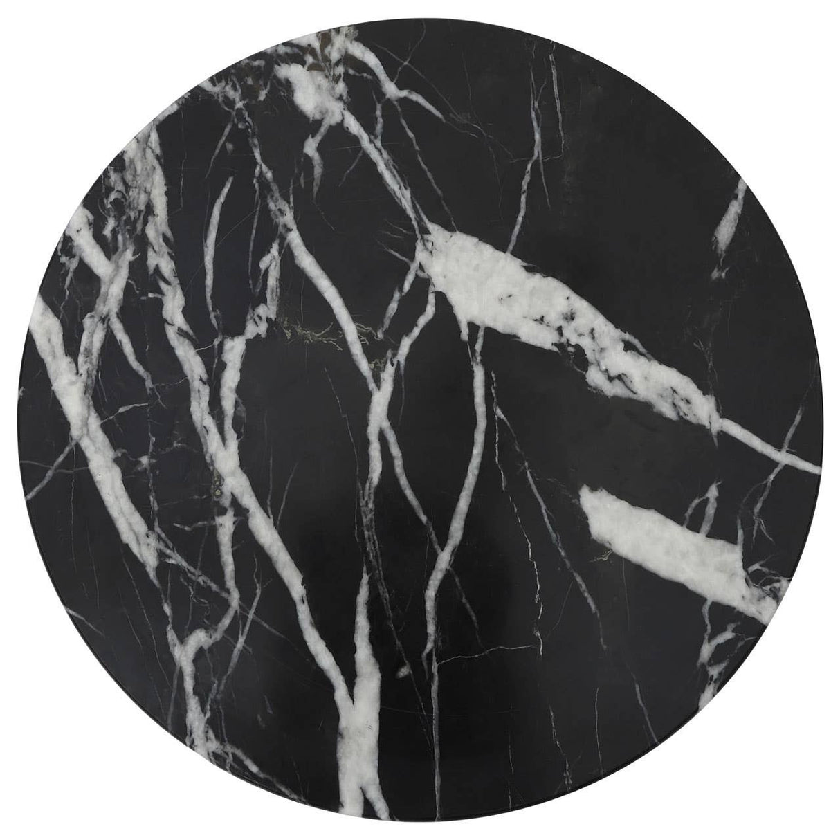Marmore Black and Gold Marble Round Chopping and Serving Board