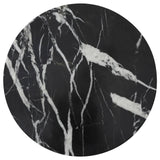 Marmore Black and Gold Marble Round Chopping and Serving Board