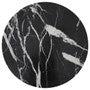 Marmore Black and Gold Marble Round Chopping and Serving Board