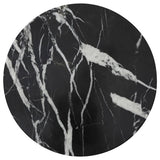 Marmore Black and Gold Marble Round Chopping and Serving Board