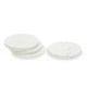 Set Of Four White Marble Round Coasters