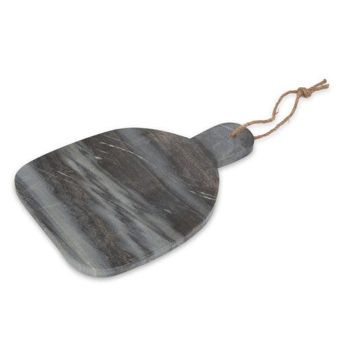 Rounded Grey Marble Chopping And Serving Board