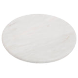 Kindia Round White Marble Chopping and Serving Board