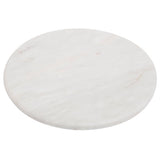 Kindia Round White Marble Chopping and Serving Board