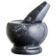 Black Marble Mortar Pestle And