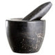 Black Marble Tapered Mortar And Pestle