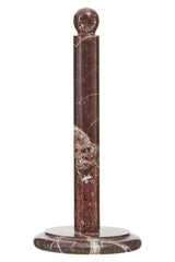 Salmo Red and White Marble Kitchen Roll Holder
