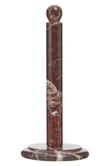 Salmo Red and White Marble Kitchen Roll Holder