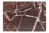Salmo Rectangular Red and White Marble Chopping and Serving Board
