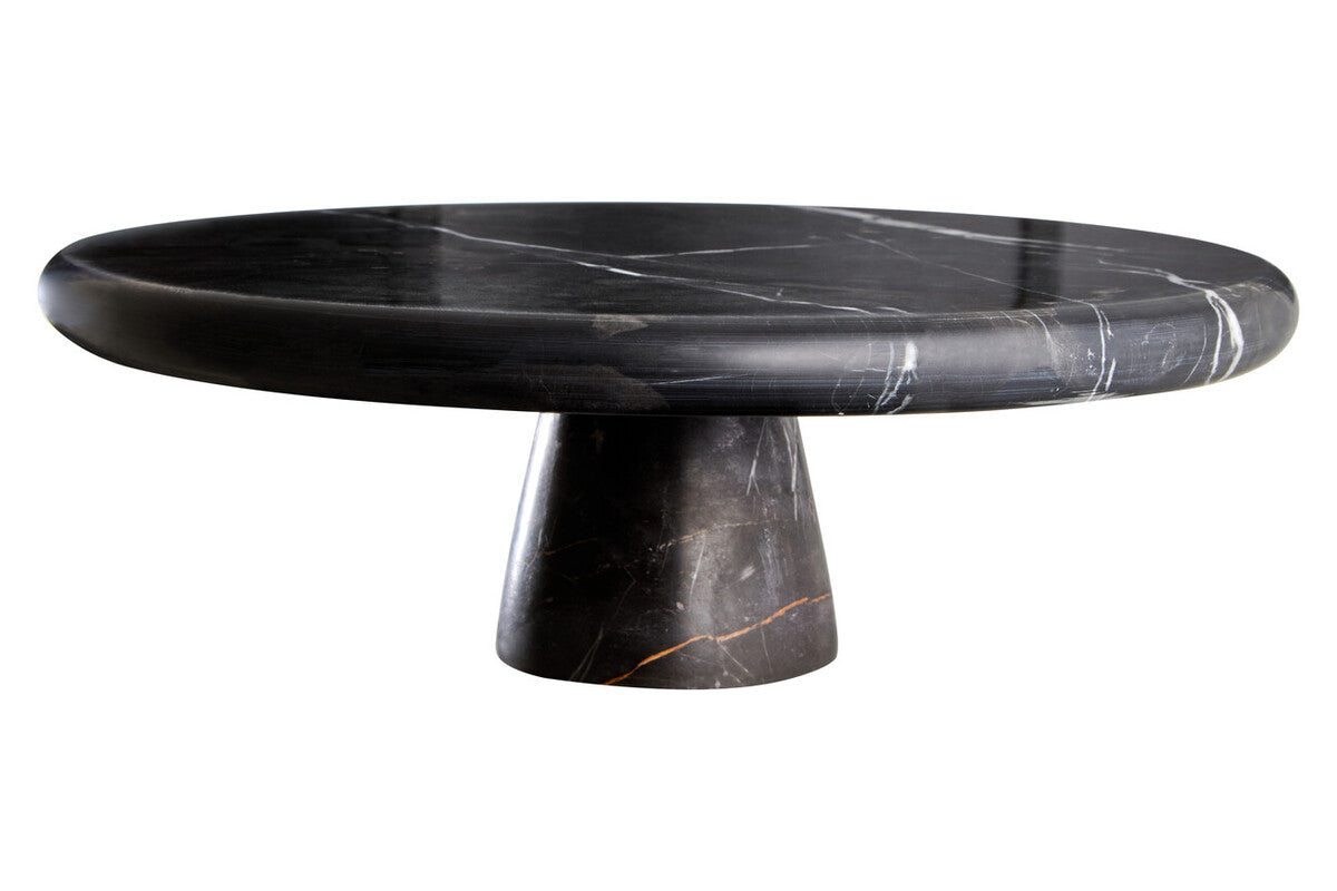 Black And Gold Marble Cake Stand