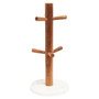 Acacia And White Marble Mug Tree