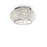 Chrome Pasha 6-Light Traditional Ceiling Spotlight