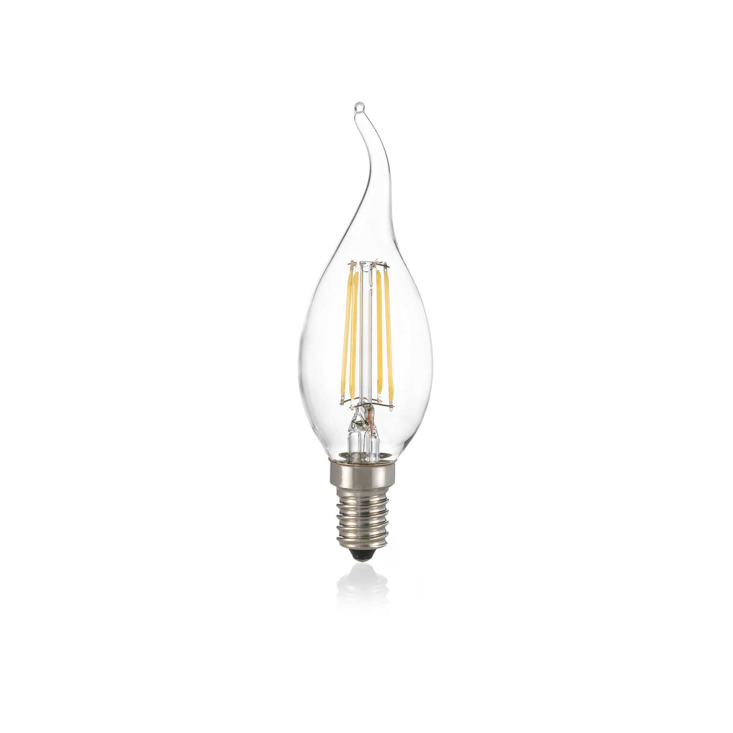 Classic E14 4W Wind Tip Clear Light Bulb 3000K