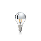 Classic Chrome E14 4W Globe Light Bulb
